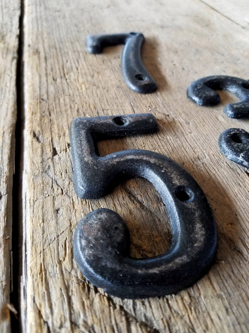 Small Iron Numbers – Farmhouse Iron Co